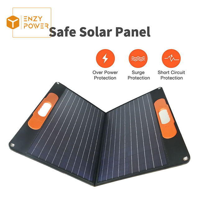 Panel solar plegable Handybrite negro 60W 100W 120W 200W A 